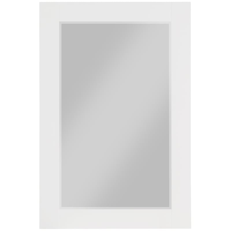 Meridian Furniture Monad White Mirror