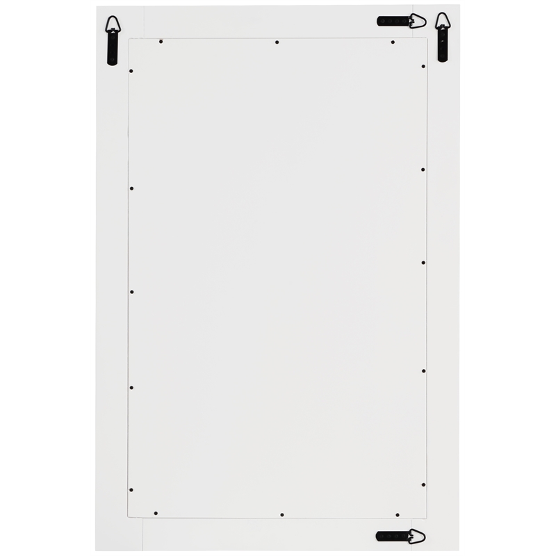 Meridian Furniture Monad White Mirror