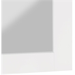 Meridian Furniture Monad White Mirror