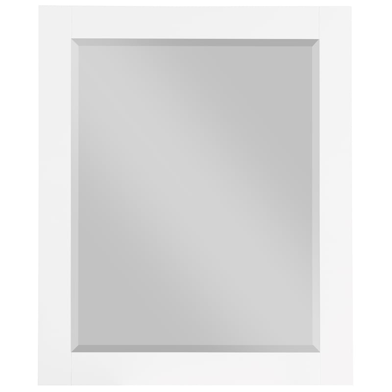 Meridian Furniture Monad White Mirror