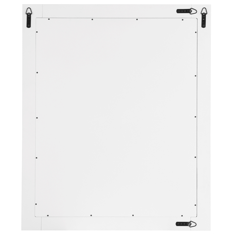 Meridian Furniture Monad White Mirror