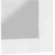 Meridian Furniture Monad White Mirror