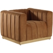 Meridian Furniture Marlon Saddle Velvet Chair