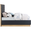 Meridian Furniture Casa Black Vegan Leather King Bed