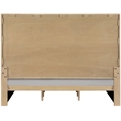 Meridian Furniture Casa Cream Vegan Leather Queen Bed