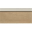Meridian Furniture Casa Cream Vegan Leather Queen Bed