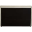 Meridian Furniture Sloan Cream Velvet Queen Bed