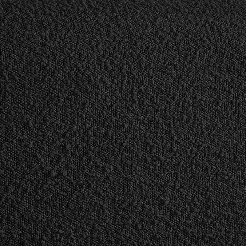 Meridian Furniture Stylus Black Boucle Fabric Full Bed