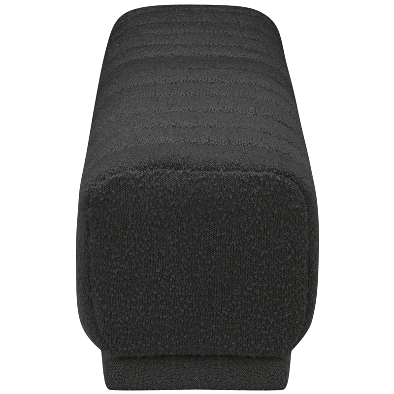 Meridian Furniture Heathrow Black Ottoman/Bench
