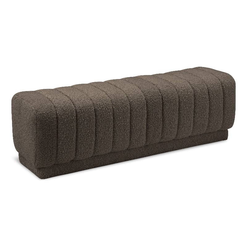 Meridian Furniture Heathrow Brown Ottoman/Bench