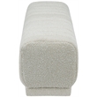 Meridian Furniture Heathrow Cream Ottoman/Bench