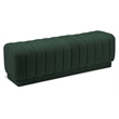 Meridian Furniture Heathrow Green Ottoman/Bench