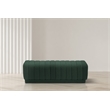 Meridian Furniture Heathrow Green Ottoman/Bench