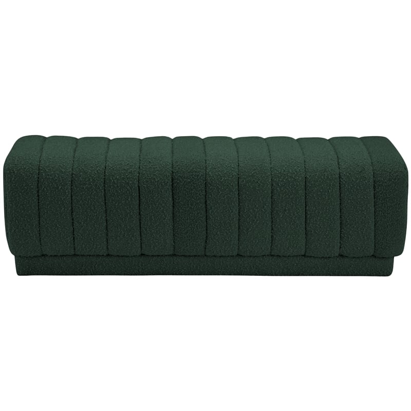 Meridian Furniture Heathrow Green Ottoman/Bench