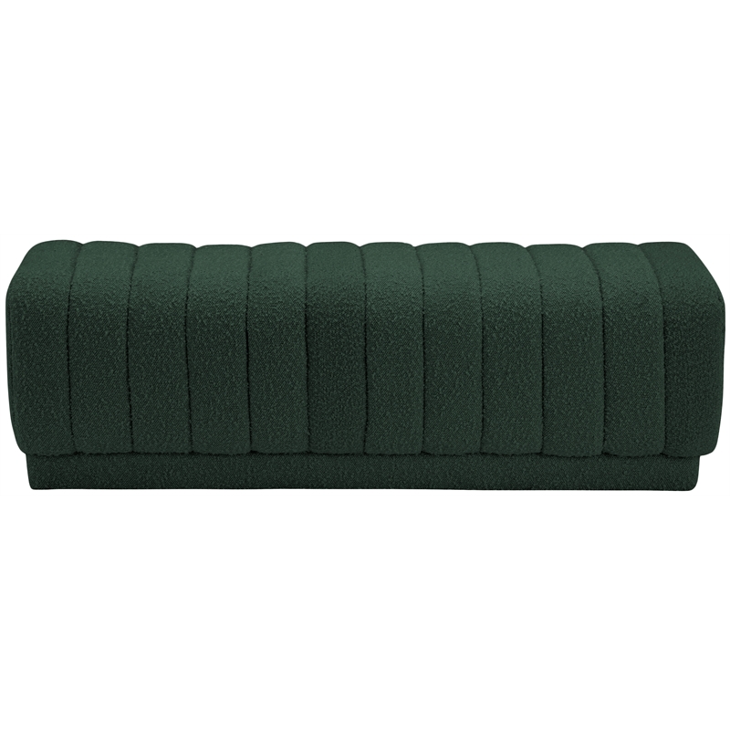 Meridian Furniture Heathrow Green Ottoman/Bench