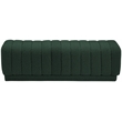 Meridian Furniture Heathrow Green Ottoman/Bench