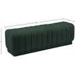 Meridian Furniture Heathrow Green Ottoman/Bench