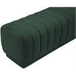 Meridian Furniture Heathrow Green Ottoman/Bench