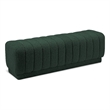 Meridian Furniture Heathrow Green Ottoman/Bench