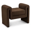 Meridian Furniture Stylus Brown Velvet Bench