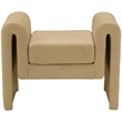Meridian Furniture Stylus Camel Velvet Bench