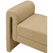 Meridian Furniture Stylus Camel Velvet Bench