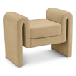 Meridian Furniture Stylus Camel Velvet Bench