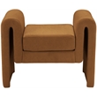 Meridian Furniture Stylus Saddle Velvet Bench