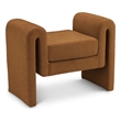 Meridian Furniture Stylus Saddle Velvet Bench