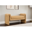 Meridian Furniture Stylus Camel Velvet Bench