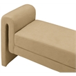 Meridian Furniture Stylus Camel Velvet Bench