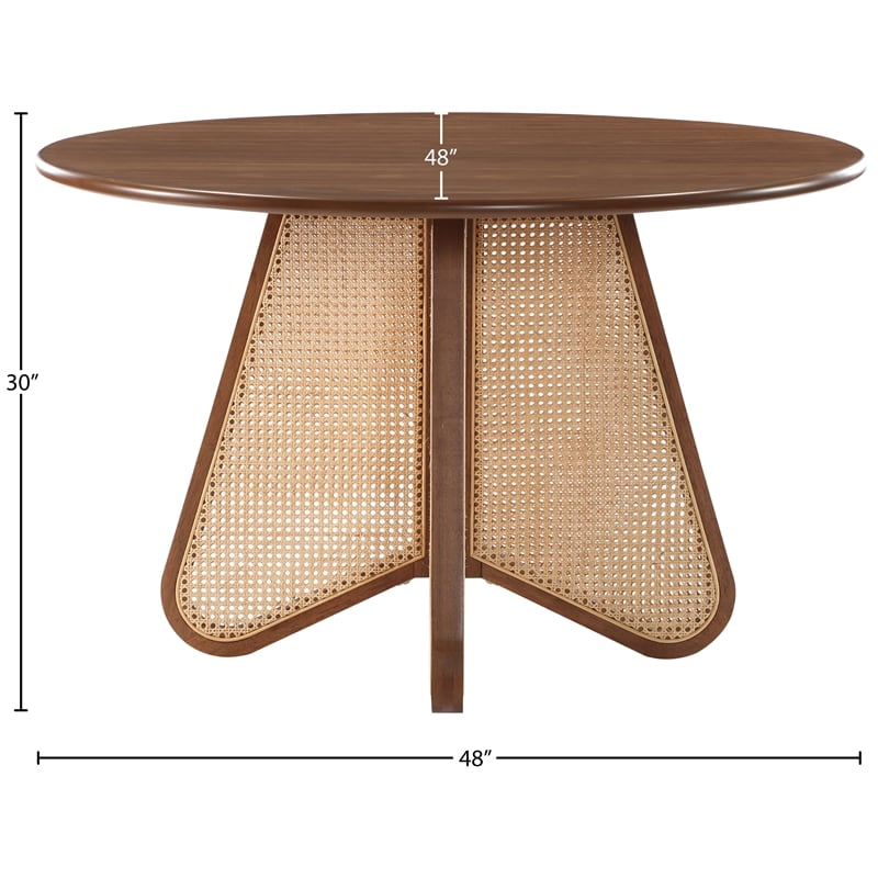 Meridian Furniture Butterfly Brown Dining Table