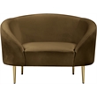 Meridian Furniture Ritz Brown Velvet Accent Chair