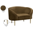 Meridian Furniture Ritz Brown Velvet Accent Chair