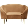 Meridian Furniture Ritz Saddle Velvet Accent Chair
