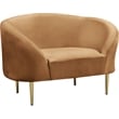Meridian Furniture Ritz Saddle Velvet Accent Chair