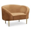 Meridian Furniture Ritz Saddle Velvet Accent Chair
