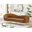 Meridian Furniture Ritz Saddle Velvet Sofa