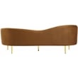 Meridian Furniture Ritz Saddle Velvet Sofa