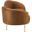 Meridian Furniture Ritz Saddle Velvet Sofa