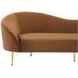 Meridian Furniture Ritz Saddle Velvet Sofa