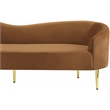 Meridian Furniture Ritz Saddle Velvet Sofa