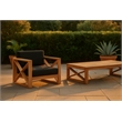 Meridian Furniture Anguilla Black Water Resisting Outdoor Chair