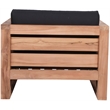 Meridian Furniture Anguilla Black Water Resisting Outdoor Chair