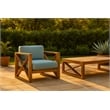 Meridian Furniture Anguilla Blue Water Resisting Outdoor Chair
