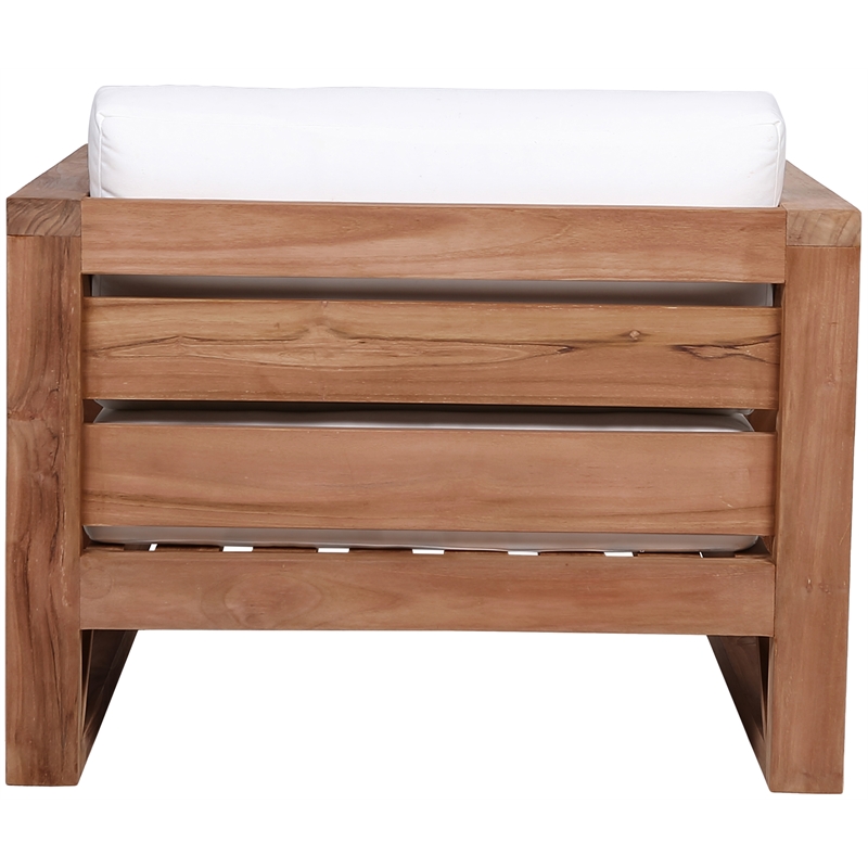 Meridian Furniture Anguilla Off White Water Resisting Outdoor Chair