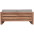 Meridian Furniture Anguilla Grey Water Resisting Outdoor Loveseat
