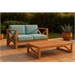 Meridian Furniture Anguilla Blue Water Resisting Outdoor Loveseat