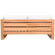 Meridian Furniture Anguilla Off White Water Resisting Outdoor Loveseat