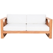 Meridian Furniture Anguilla Off White Water Resisting Outdoor Loveseat